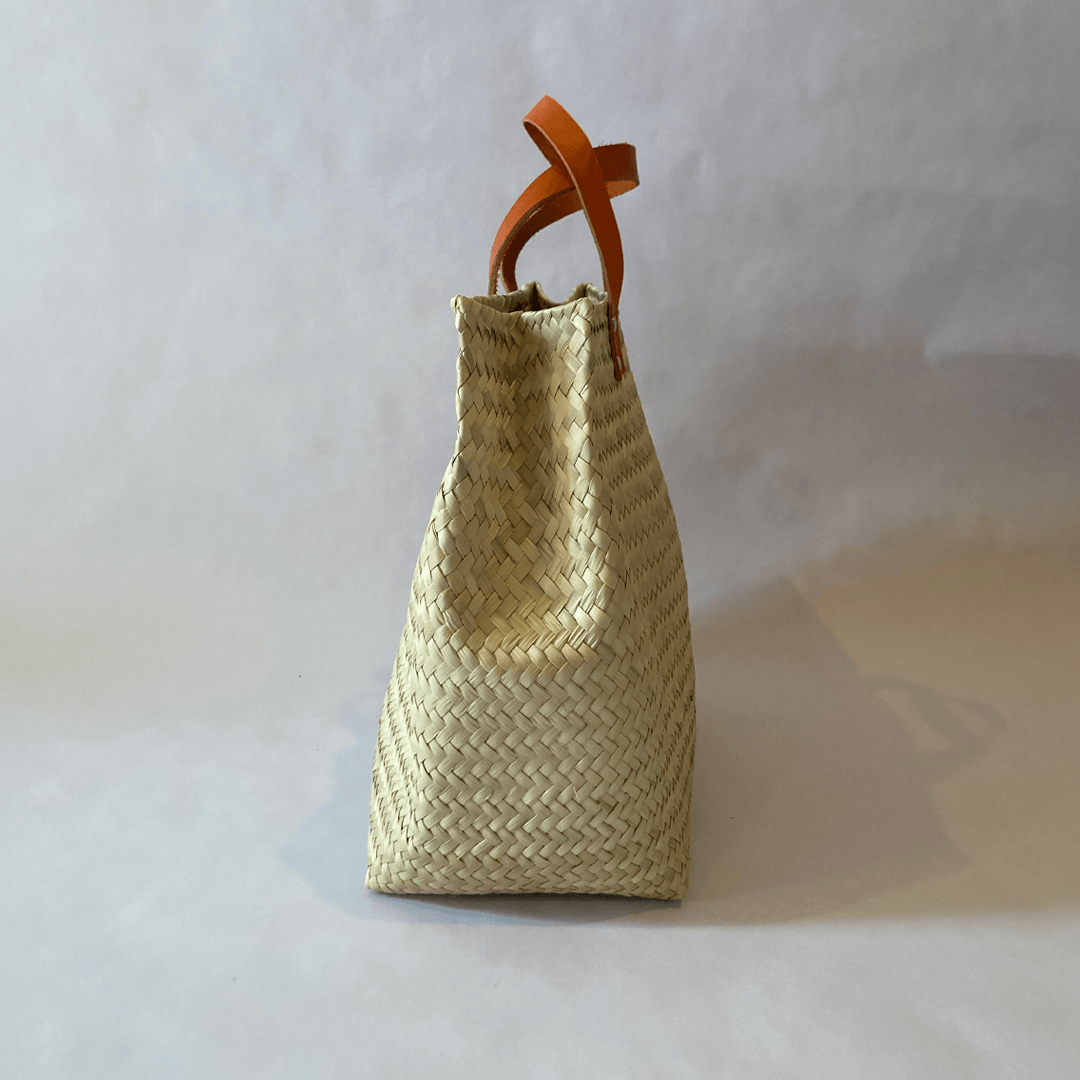 Squared palm handbag | Handwoven Eco-Friendly Bag