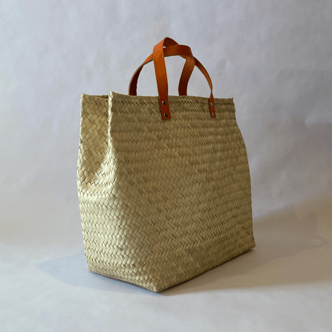 Squared palm handbag | Handwoven Eco-Friendly Bag
