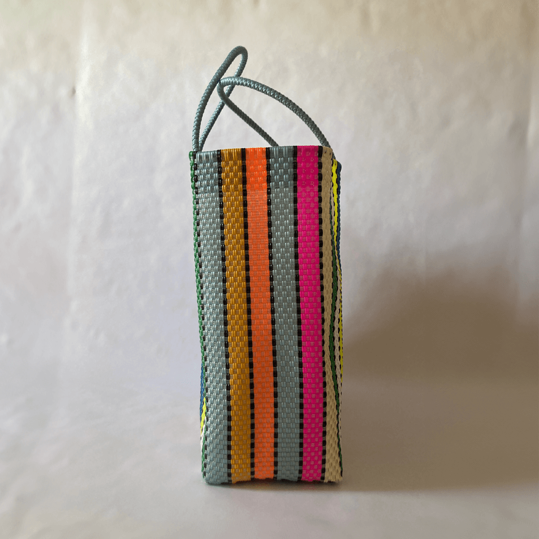 Vertical Rainbow | Handwoven Eco-Friendly Bag