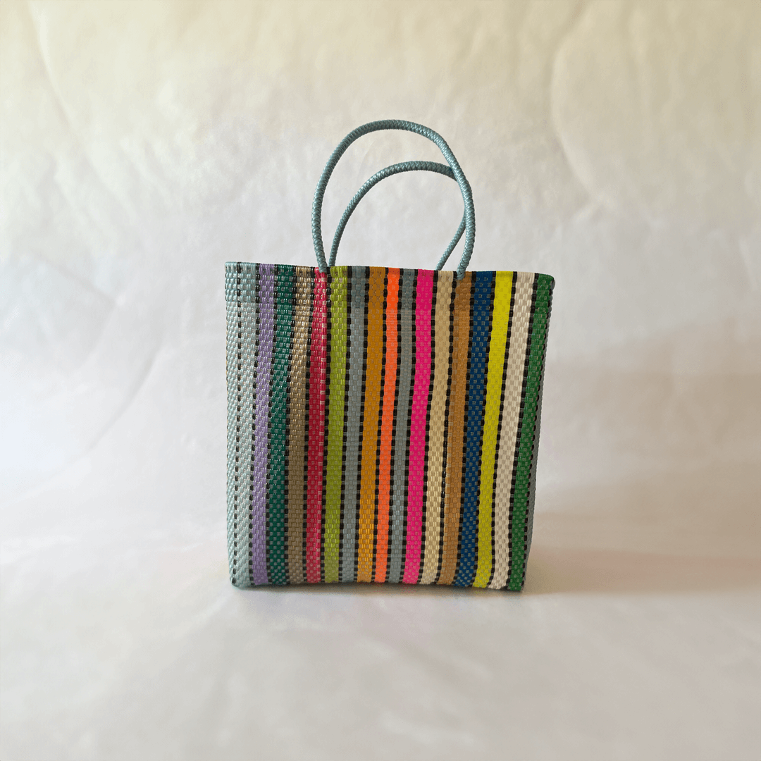 Vertical Rainbow | Handwoven Eco-Friendly Bag