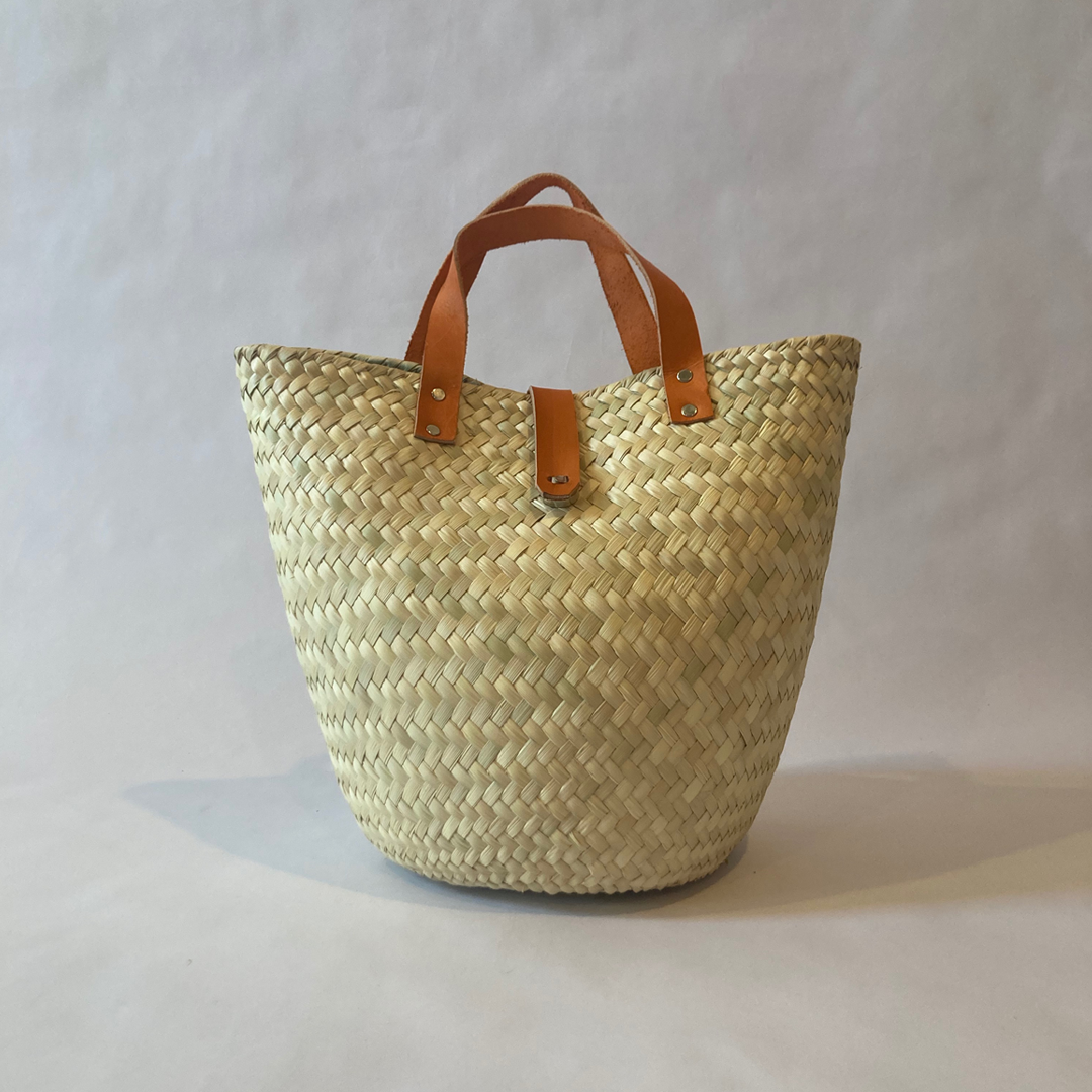 Rounded palm bag | Handwoven Eco-Friendly Bag