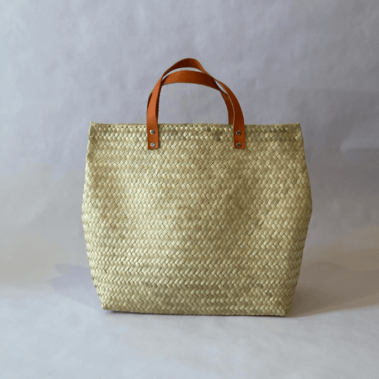 Squared palm handbag | Handwoven Eco-Friendly Bag